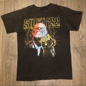 3 for $15 Marvel Avenger’s Infinite War Thanos “Ruthless” Black Shirt Small
